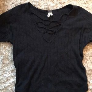 Free People Black shirt